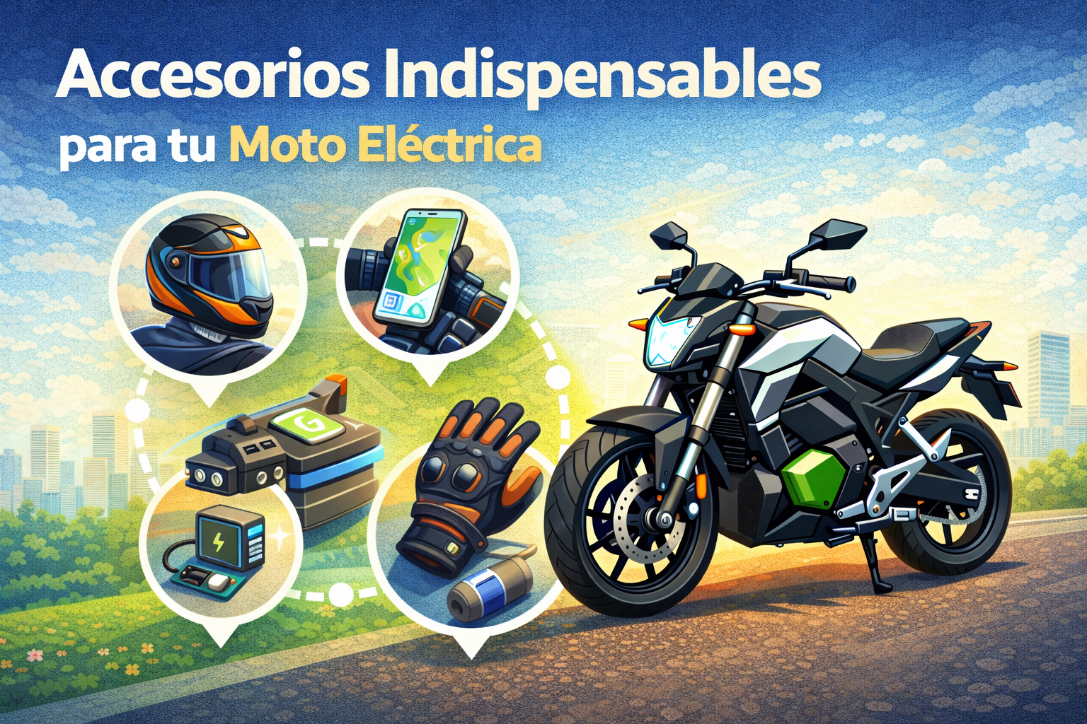 Los 7 Accesorios Indispensables para tu Moto Eléctrica | Guía 2026